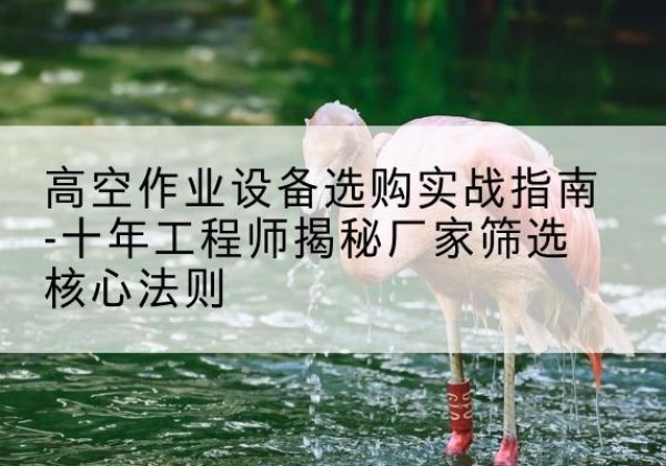 武进剪叉式升降机厂家-高空作业设备选购实战指南-十年工程师揭秘厂家筛选核心法则